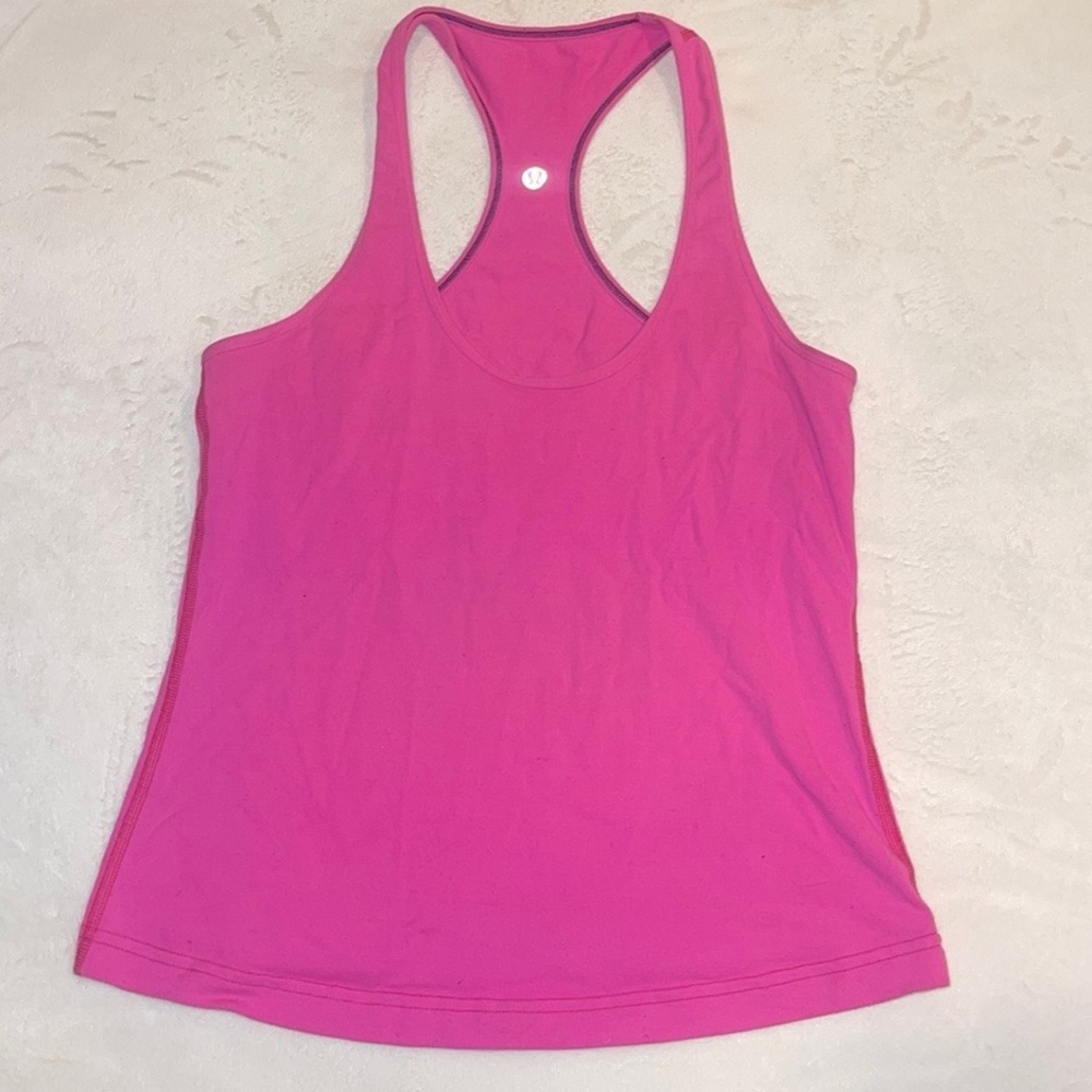 Lululemon Hot pink Racerback Sports Tank